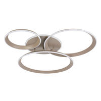 Plafonieră Cu Led 39 W    96/84/10 cm  - nisipiu, Design, plastic/metal (96/84/10cm) - Dieter Knoll