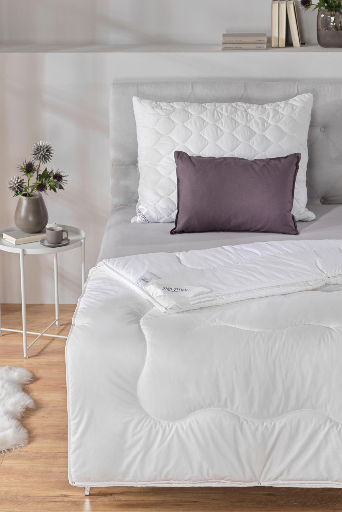 DUO-DECKE 140/200 cm  - Weiß, Basics, Textil (140/200cm) - Sleeptex