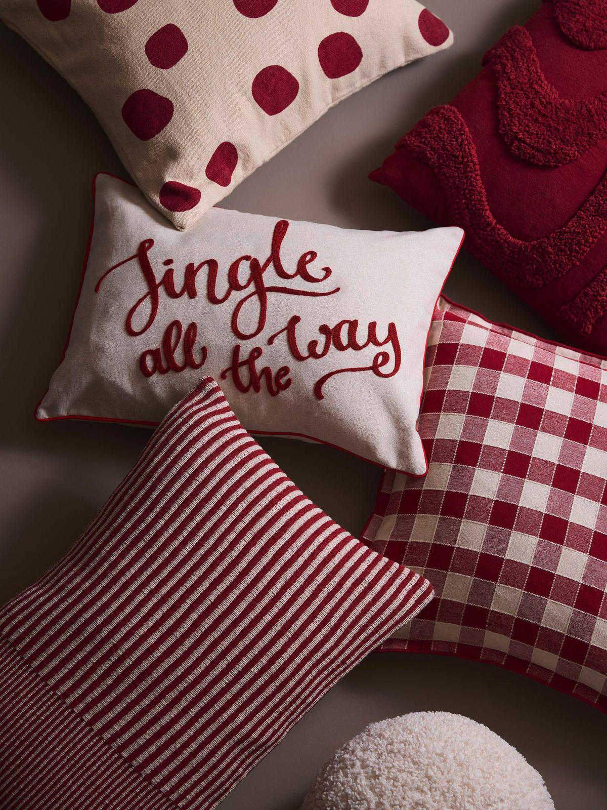 KISSENHÜLLE 35/50 cm  - Rot, Design, Textil (35/50cm) - Svanefors