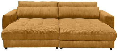 MID.YOU POHOVKA BIG SOFA, textil, kompozitní dřevo, žlutá