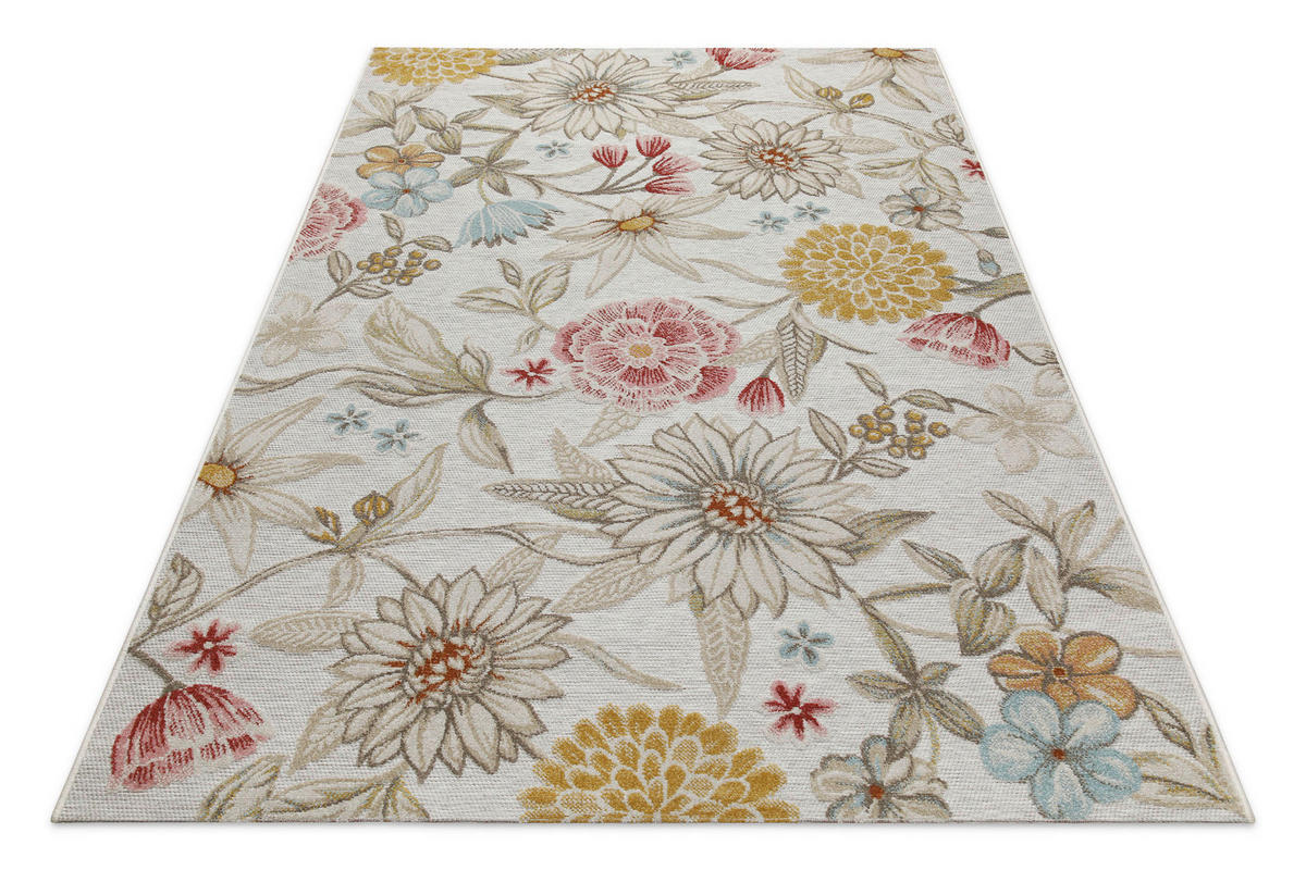 OUTDOORTEPPICH  für Terrasse und Balkon 240/340 cm Abloom Multicolor  - Multicolor, Basics, Textil (240/340cm) - WECON HOME