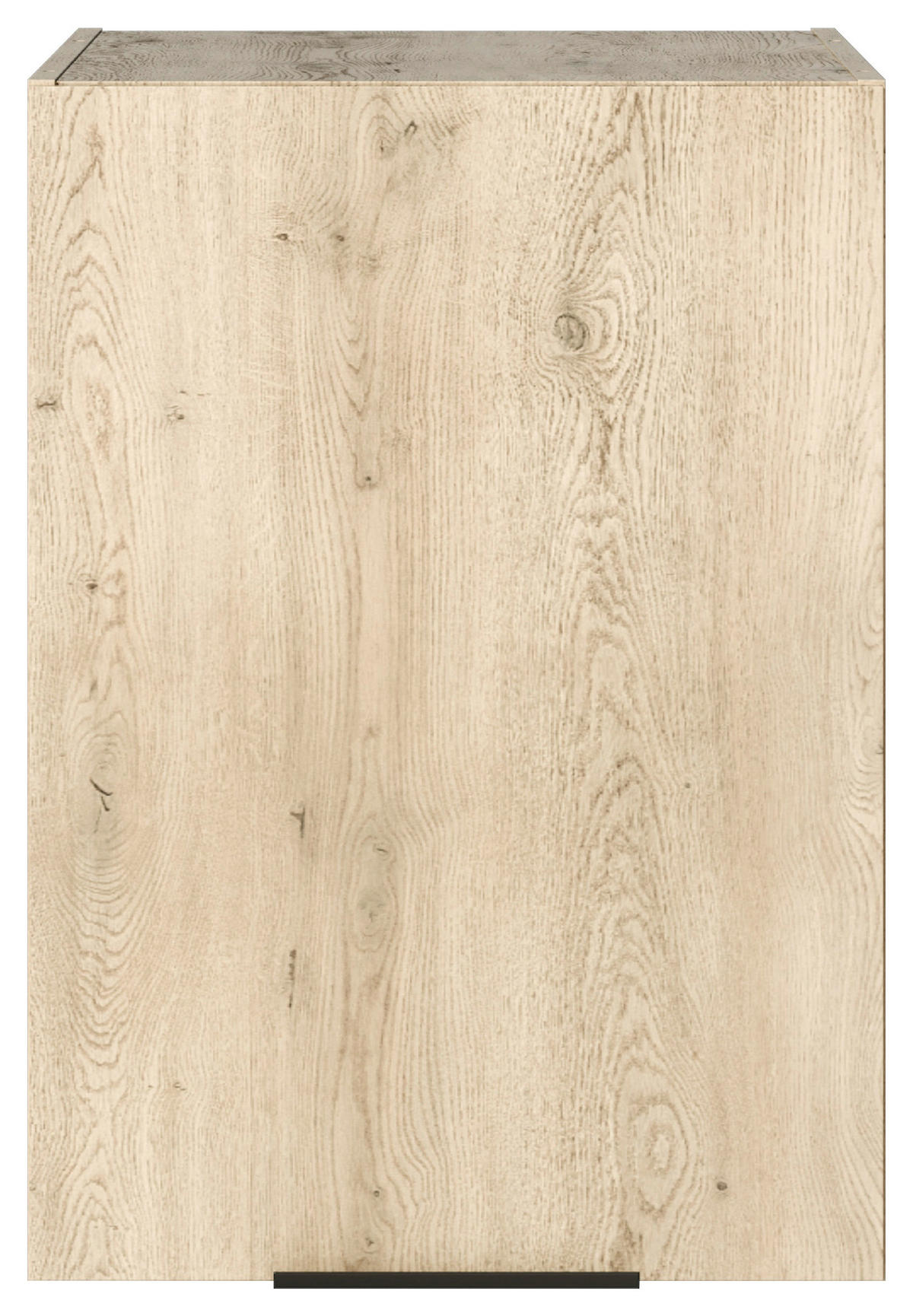 AUFSATZSCHRANK 50/70/68 cm   - Eichefarben/Schwarz, Basics, Holzwerkstoff/Metall (50/70/68cm) - MID.YOU
