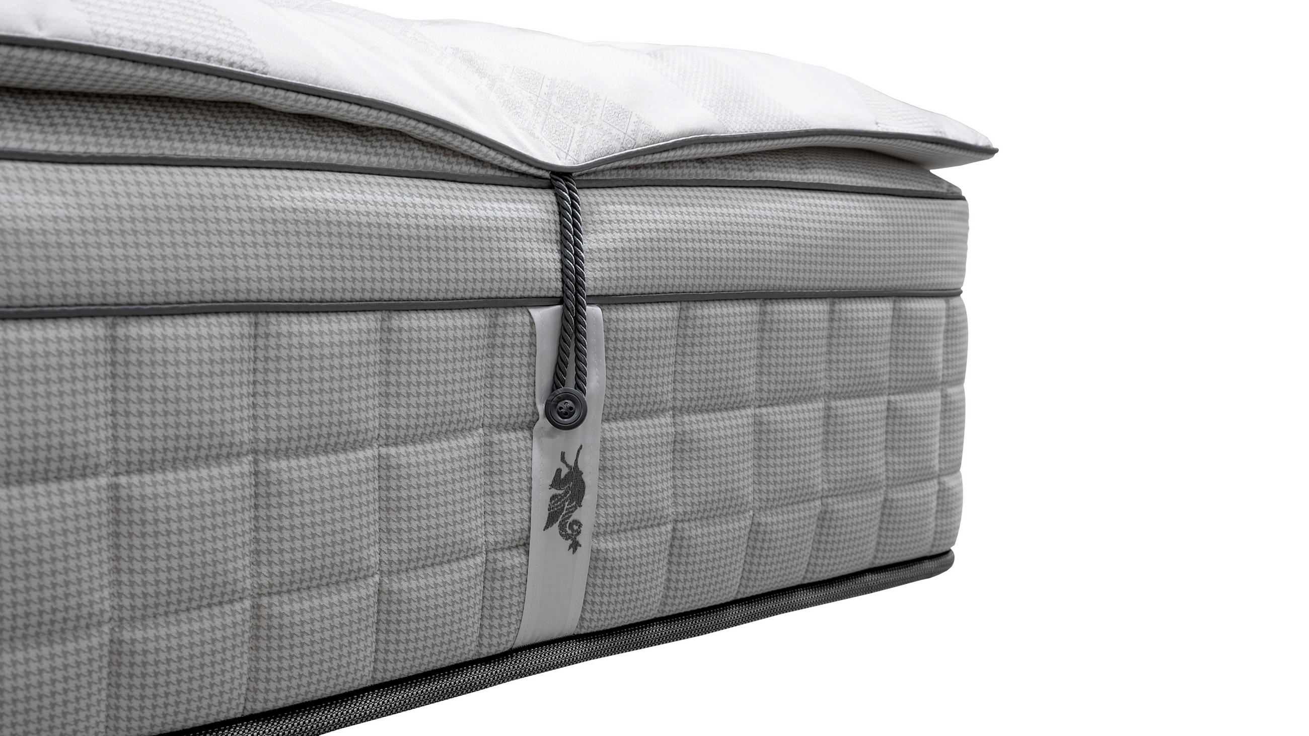 Thumbnail - Livetastic Taschenfederkernmatratze, Grau, Weiß, Textil, H3, Füllung: Polyester, 90x210 cm, Oeko-Tex® Standard 100, Bezu...