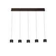 LED-HÄNGELEUCHTE 90/10/170 cm  - Schwarz, Design, Kunststoff/Metall (90/10/170cm) - Novel