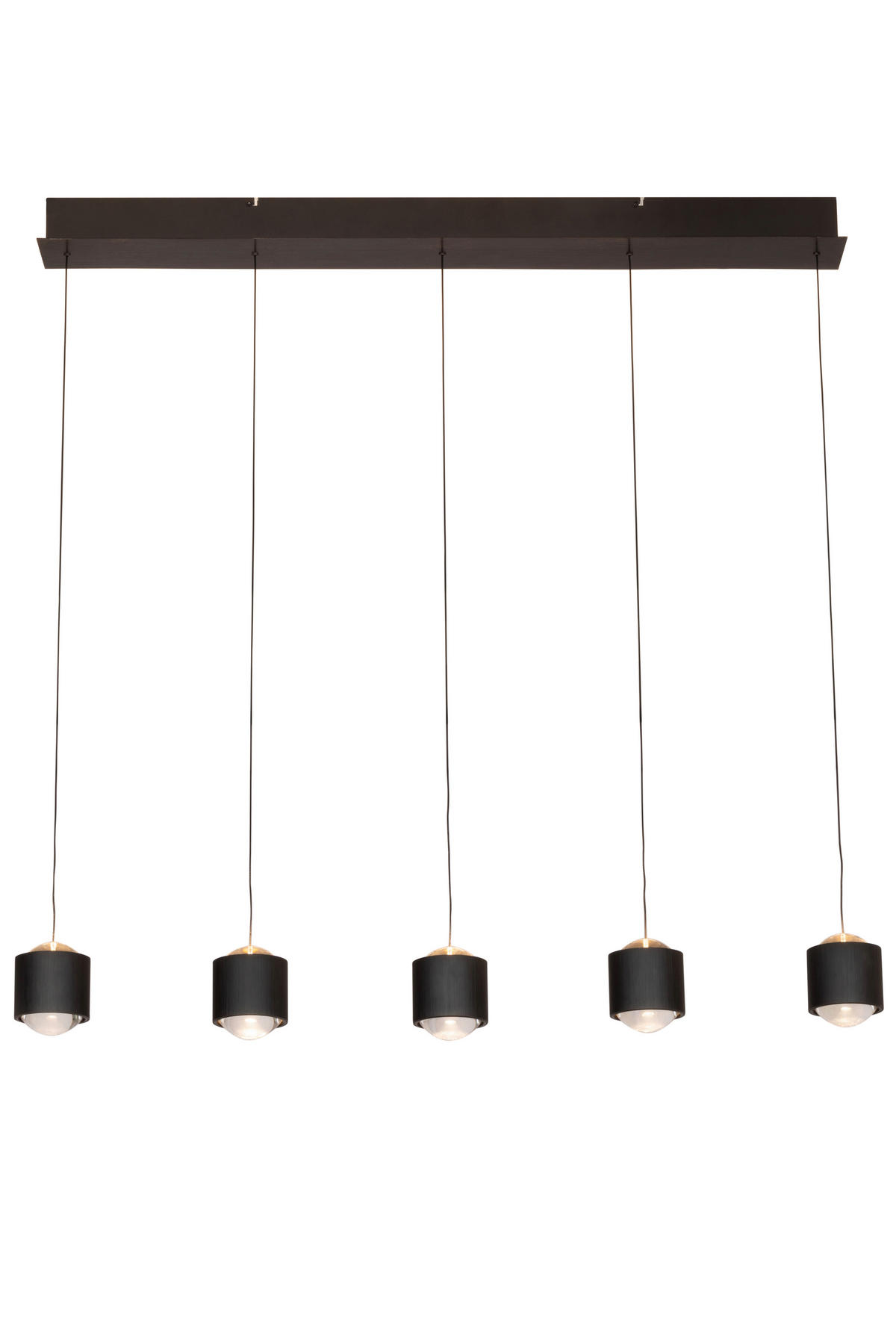 LED-HÄNGELEUCHTE 90/10/170 cm    - Schwarz, Design, Kunststoff/Metall (90/10/170cm) - Novel