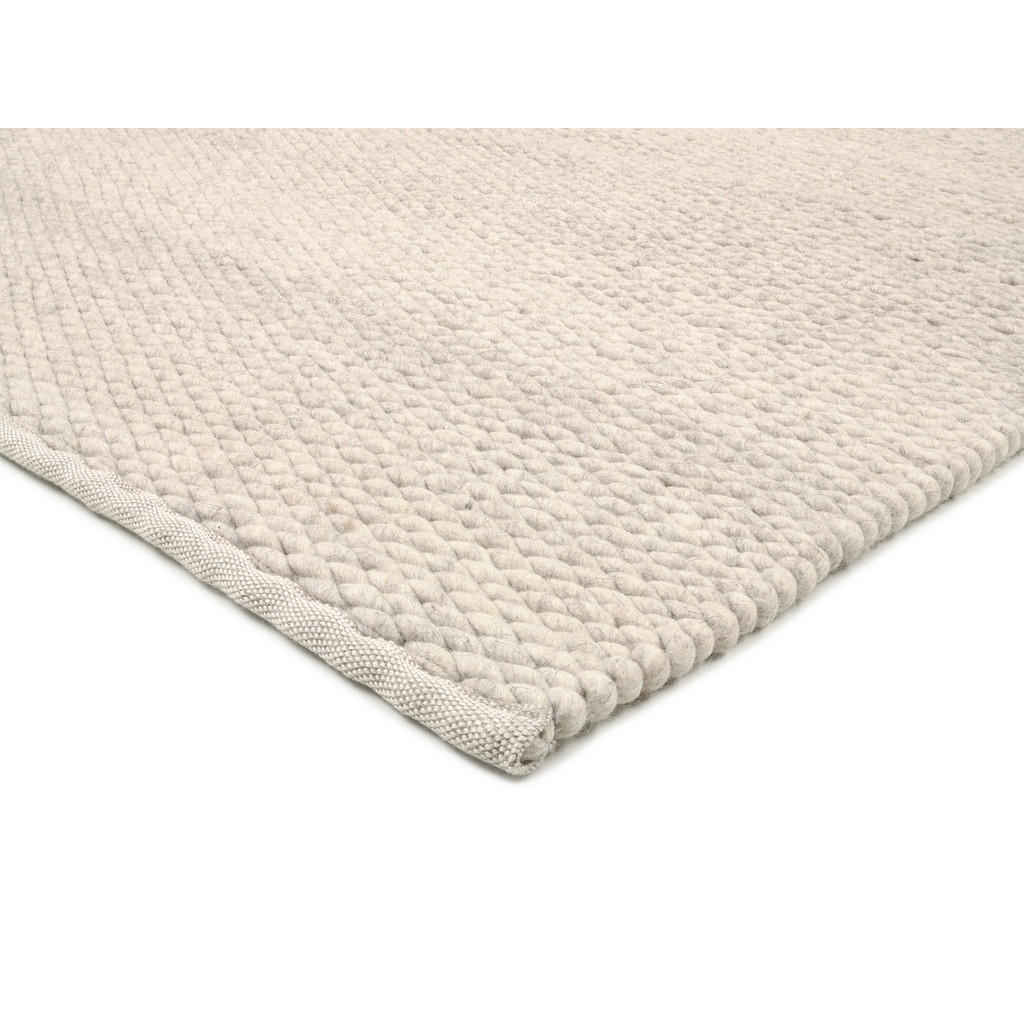 Thumbnail - Linea Natura Handwebteppich, Hellgrau, Textil, Uni, rechteckig, 160x230 cm, für Fußbodenheizung geeignet, Teppiche & Böd...