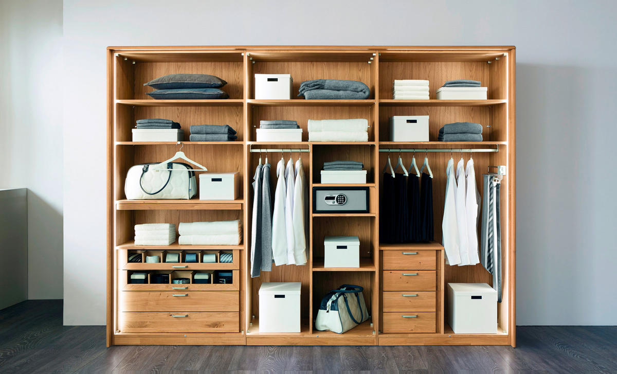 DREHTÜRENSCHRANK 302/223/62 cm 6-türig  - Eichefarben/Braun, Natur, Holz/Holzwerkstoff (302/223/62cm) - Valnatura