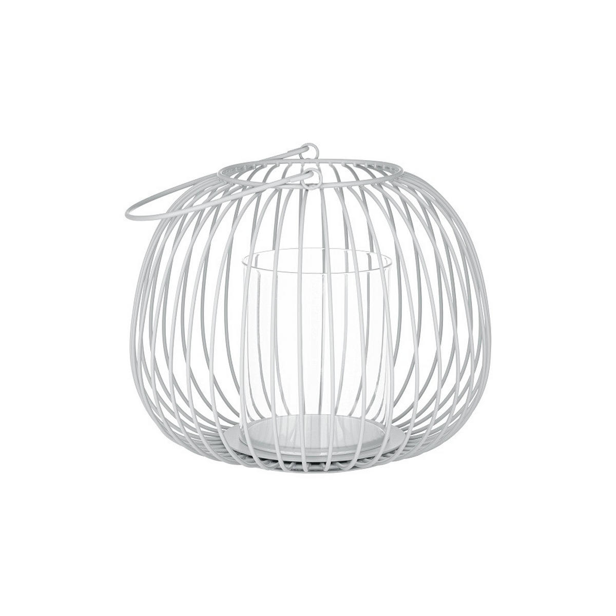 LATERNE - Hellgrau, KONVENTIONELL, Metall (30,0/36,1cm) - Blomus