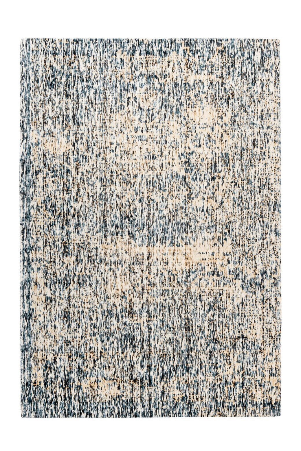 FLACHWEBETEPPICH 80/150 cm  - Blau/Beige, Basics, Textil (80/150cm) - Novel