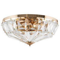 DECKENLEUCHTE     - Goldfarben, Basics, Glas/Metall (48,6/22,8/48,6cm) - MAYTONI