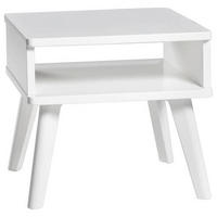 NACHTKÄSTCHEN 48/38/42 cm  in Weiß  - Weiß, Design, Holzwerkstoff (48/38/42cm) - Hasena