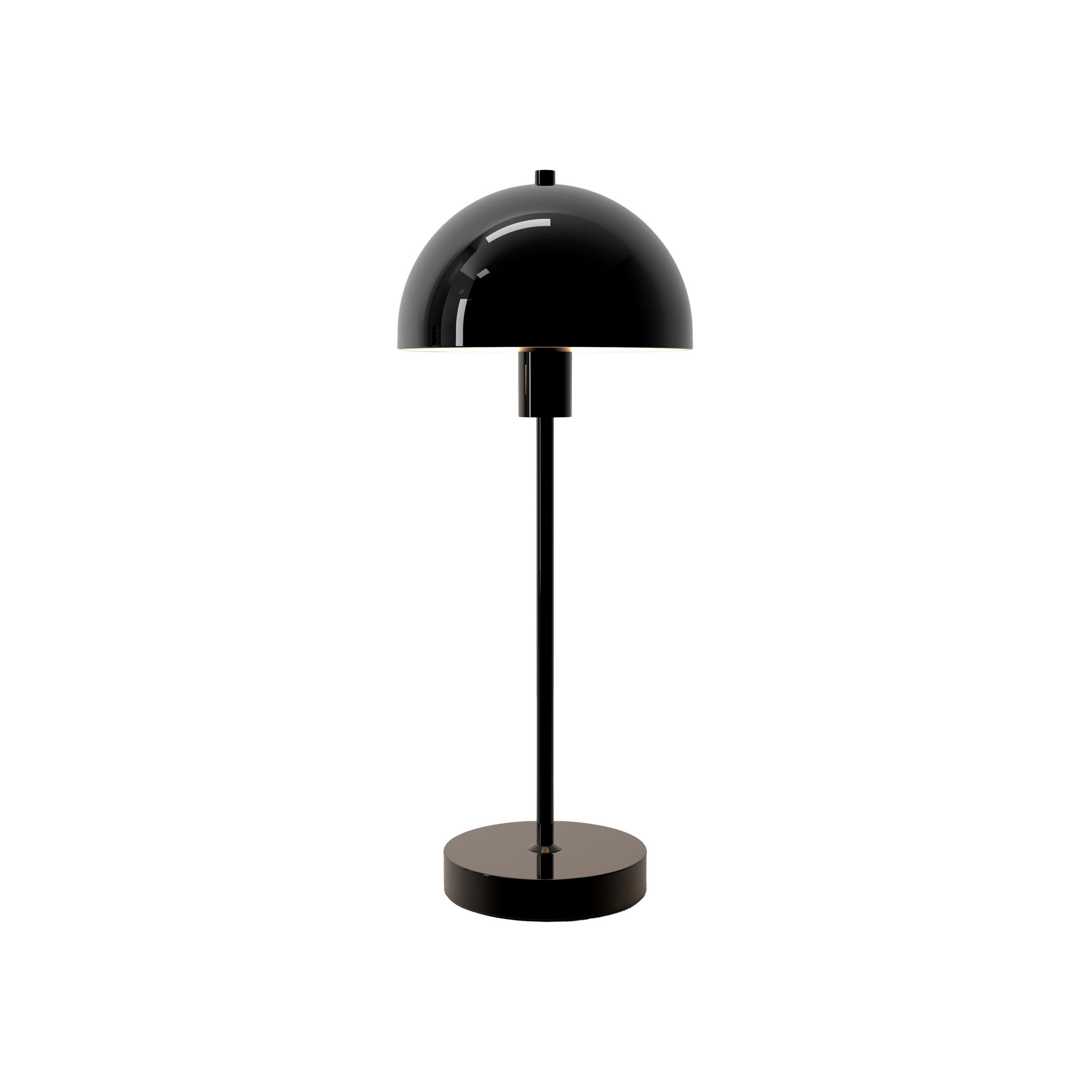 TISCHLEUCHTE Vienda 20/50 cm  - Schwarz Hochglanz, Basics, Metall (20/50cm) - Belid