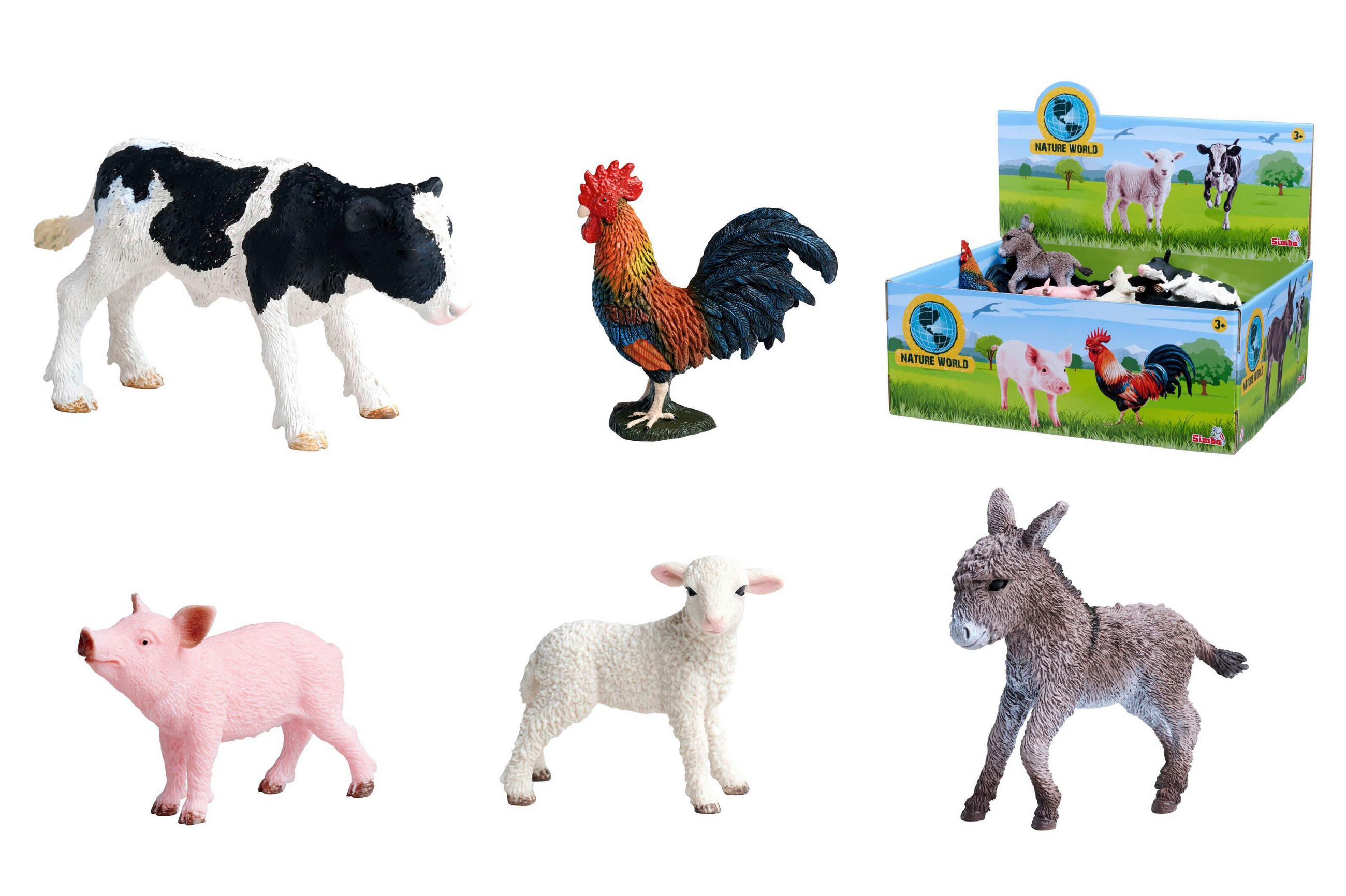 LERNZOO  - Multicolor, Basics, Kunststoff (2,5/7,5/7cm) - Simba