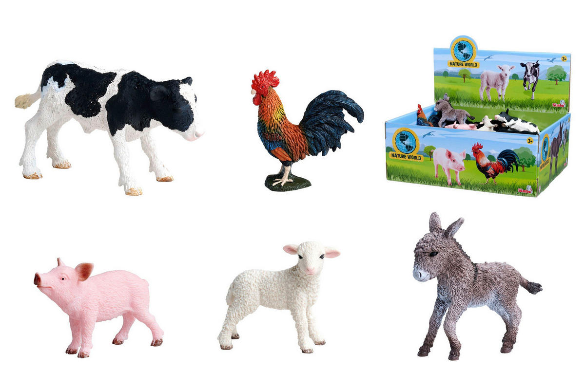 LERNZOO  - Multicolor, Basics, Kunststoff (2,5/7,5/7cm) - Simba