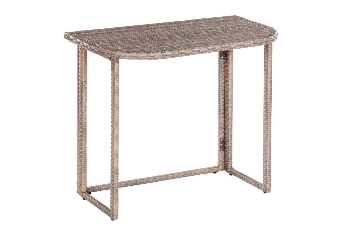 GARTENSET 3-teilig Stahl 3-teilig  - Naturfarben, KONVENTIONELL, Kunststoff/Textil - Gardenson