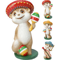 DEKOERDMÄNNCHEN - Rot/Multicolor, Basics, Stein (9,5/13,5/7,3cm)