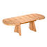 COUCHTISCH Kernbuche furniert Buchefarben - Buchefarben, KONVENTIONELL, Holz (125(165,5)/71/54-73cm) - Venda