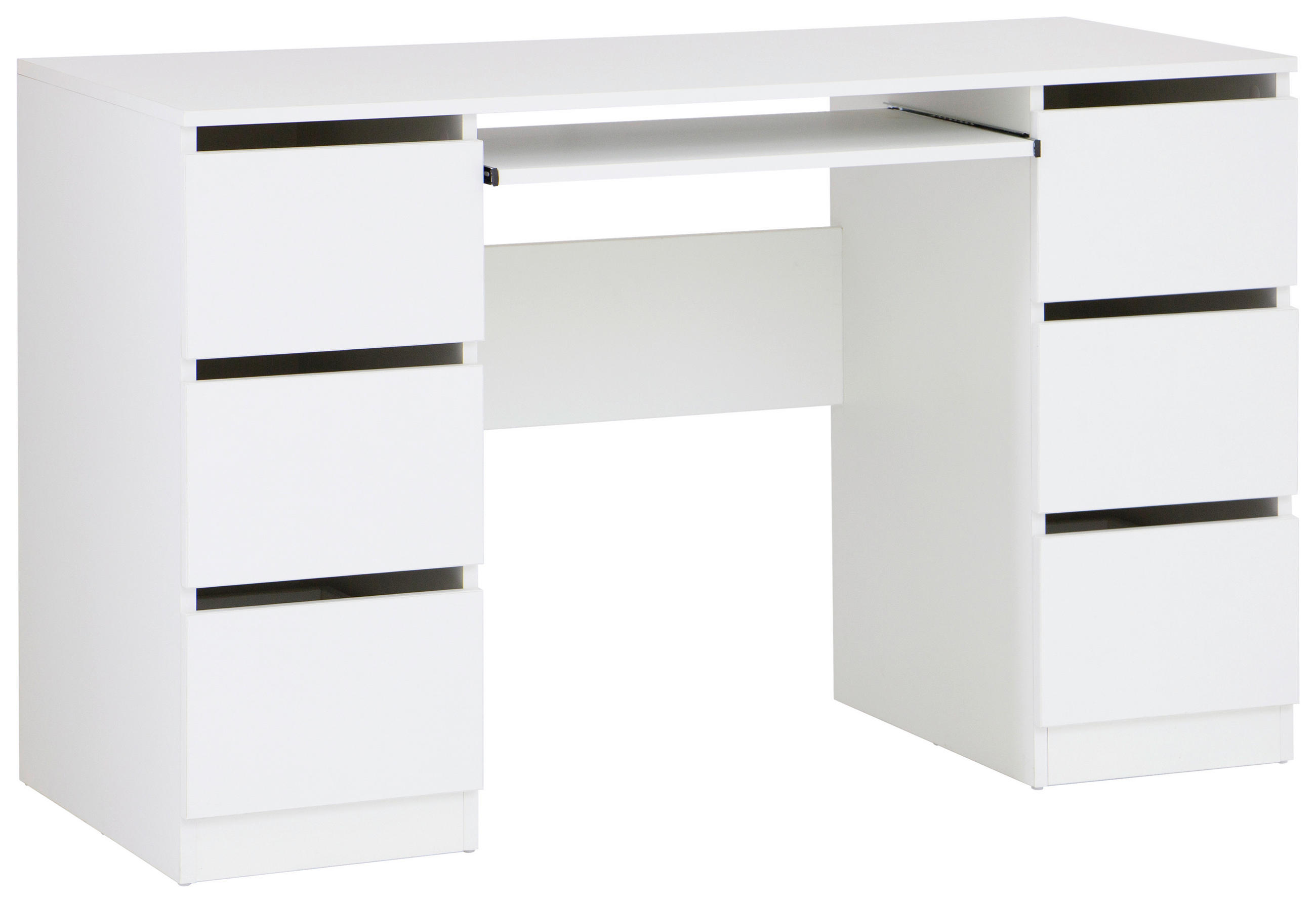 SCHREIBTISCH  in Weiß  - Weiß, MODERN, Holzwerkstoff (120/76/51cm) - MID.YOU