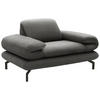 SESSEL Webstoff Grau    - Schwarz/Grau, Design, Textil/Metall (139/83/98cm) - LOOKS by W.Joop
