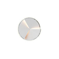 PLAFONIERĂ CU LED - alb/culoare crom, Design, plastic/metal (49/8,5cm) - Wofi