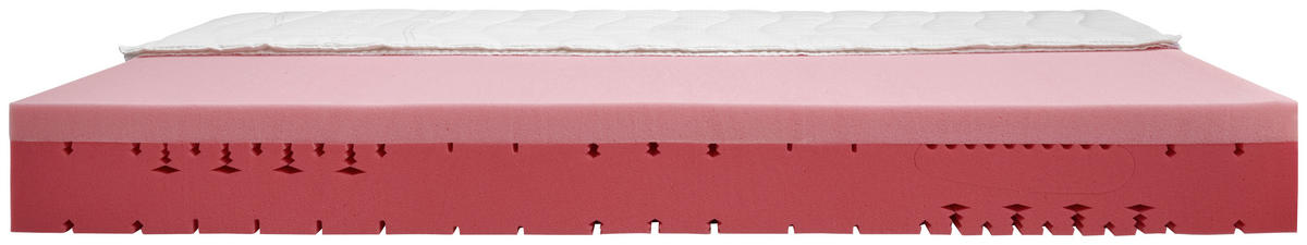 KALTSCHAUMMATRATZE 100/200 cm Höhe ca. 22 cm  - Basics, Textil (100/200cm) - Physiosleep