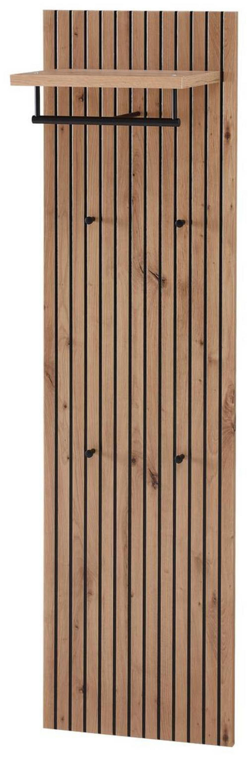 VEŠIAKOVÝ PANEL, dub artisan, 42/151/30 cm - dub artisan, Modern, kompozitné drevo (42/151/30cm) - Voleo