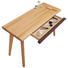 SCHMINKTISCH in Braun, Buchefarben Kernbuche - Buchefarben/Braun, Natur, Holz/Textil (110/75/45cm) - Linea Natura SCHMINKTISCH in Braun, Buchefarben Kernbuche - Buchefarben/Braun, Natur, Holz/Textil (110/75/45cm) - Linea Natura