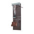 GARDEROBENPANEEL 59/192/30 cm - Braun, Design, Glas/Metall (59/192/30cm) - Cassando GARDEROBENPANEEL 59/192/30 cm - Braun, Design, Glas/Metall (59/192/30cm) - Cassando