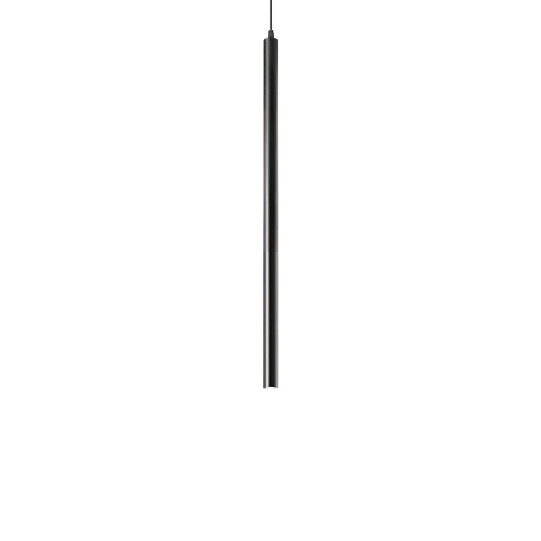 Ideal Lux Led-Hängeleuchte Ultrathin Schwarz 65-240 cm
