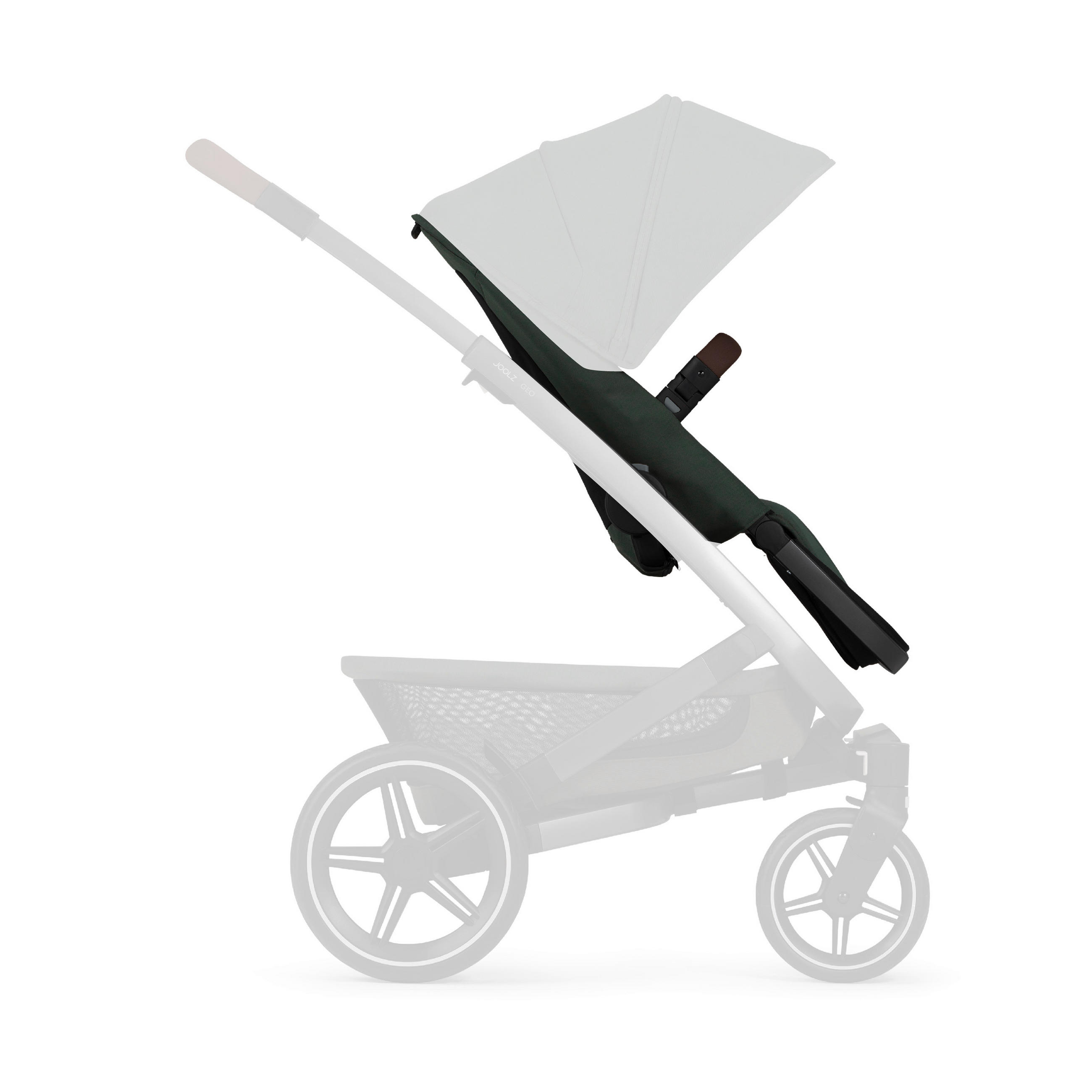Thumbnail - Joolz Geschwistersitz Geo3, Dunkelgrün, Textil, Baby on Tour, Kinderwagen, Kinderwagen-Zubehör, Sonstiges Kinderwagenzub...