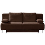 SCHLAFSOFA Spicy in Cord Schlammfarben  - Schlammfarben, MODERN, Textil/Metall (193/85/88cm) - Novel