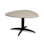 COUCHTISCH - Schwarz/Weiß, Design, Stein/Metall (75/75/40cm) - Xora