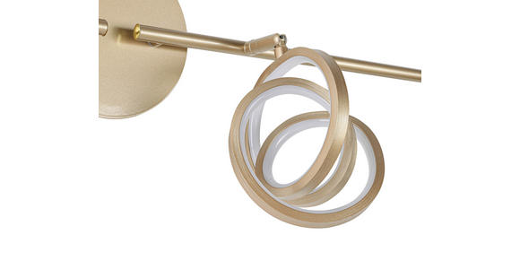 DECKENLEUCHTE 83/14/21,3 cm  - Weiß/Cappuccino, Trend, Kunststoff/Metall (83/14/21,3cm) - Novel