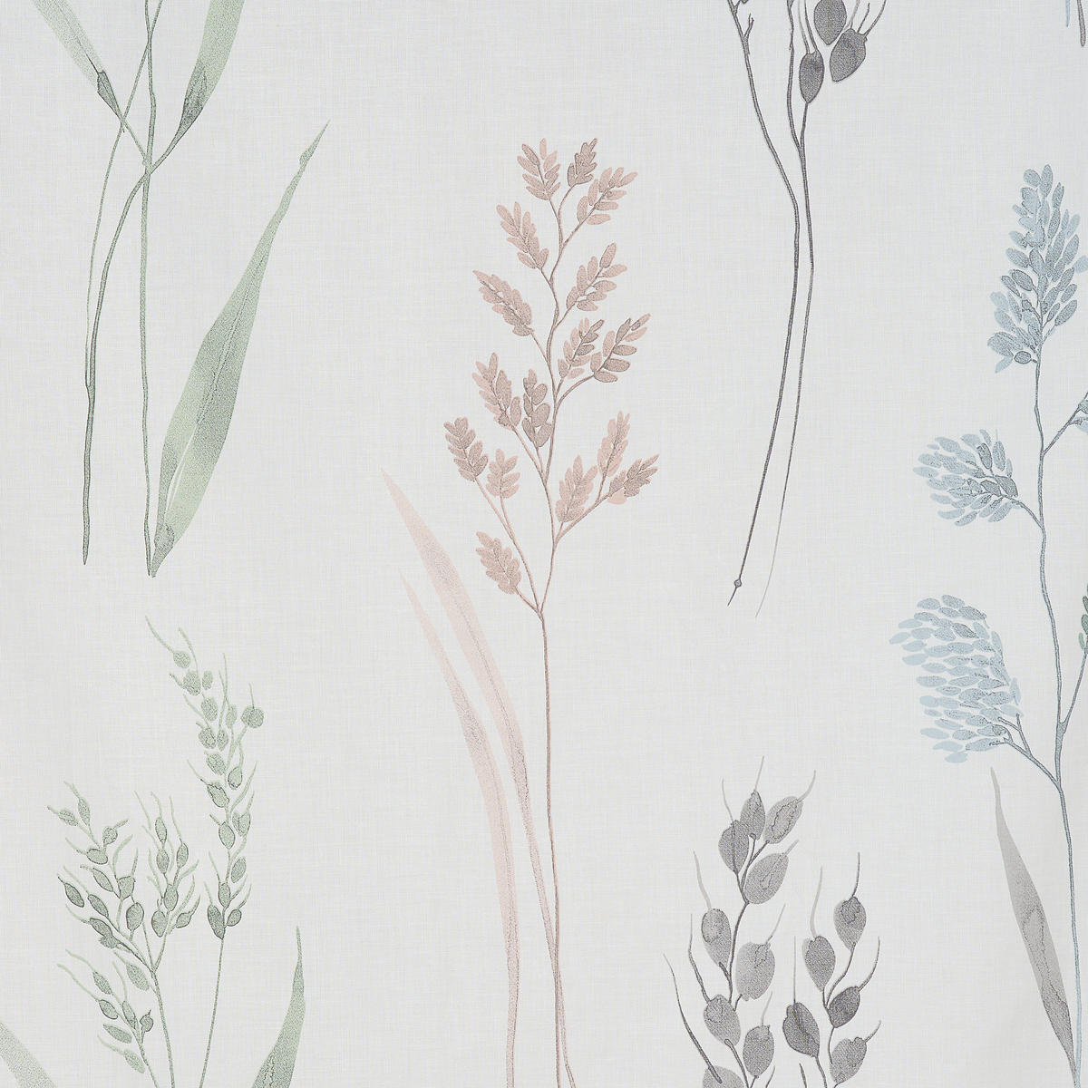 HOTOVÝ ZÁVES, polopriehľadné, 140/255 cm - modrá/zelená, Konventionell, textil (140/255cm) - Bio:Vio