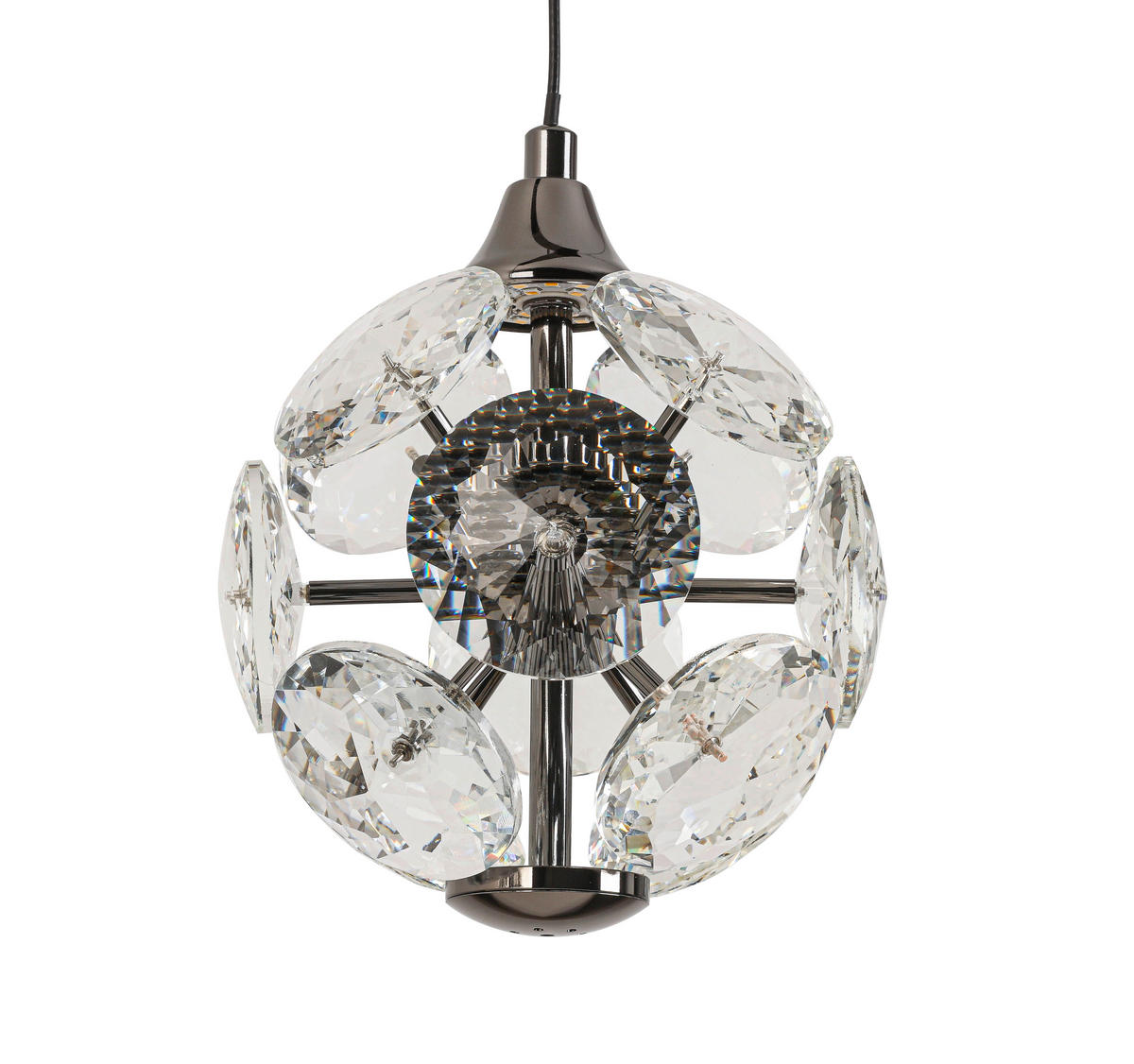 LED FÜGGŐLÁMPA 93/15/150 cm  - krómszínű, Trend, Üveg/fém (93/15/150cm) - Ambiente