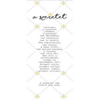 MŰNYOMAT 30/80 cm  - Basics, textil (30/80cm)