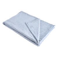 TANKA ODEJA 150/200 cm srebrne barve  - srebrne barve, Basics, tekstil (150/200cm) - Novel