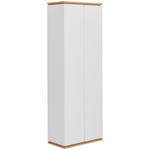 GARDEROBENSCHRANK  in 70/200/37,8 cm  - Schwarz/Weiß, Design, Holzwerkstoff/Kunststoff (70/200/37,8cm) - Xora