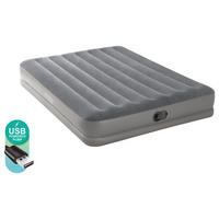 LUFTBETT  - Dunkelgrau/Grau, Basics, Kunststoff (152/203cm)