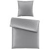 BETTWÄSCHESET Satin 160/210 cm  65 cm/100 cm  - Grau, Basics, Textil (160/210cm) - Dieter Knoll