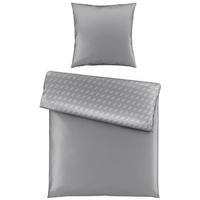 BETTWÄSCHESET Satin 160/210 cm  65 cm/100 cm  - Grau, Basics, Textil (160/210cm) - Dieter Knoll