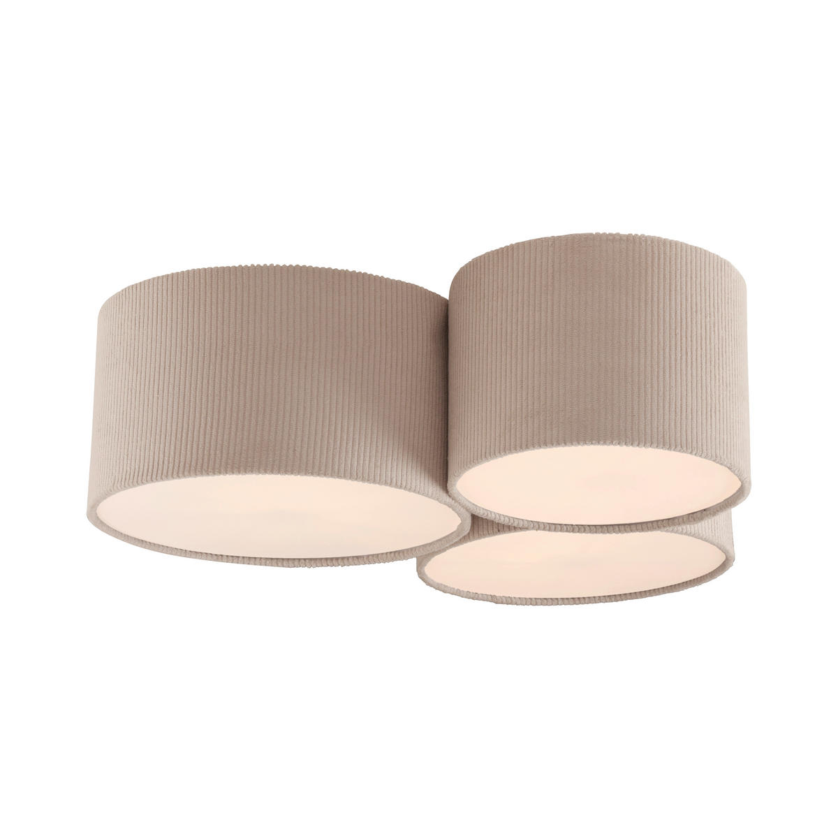 LED PLAFONJERA Duro  - bež, Osnovno, drvo/metal (67/56/21cm)