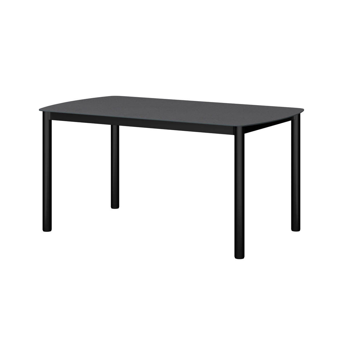 DINING-LOUNGESET Aluminium  - Dunkelgrau/Naturfarben, Basics, Glas/Textil (265,5/80/205,5cm) - Ambia Garden