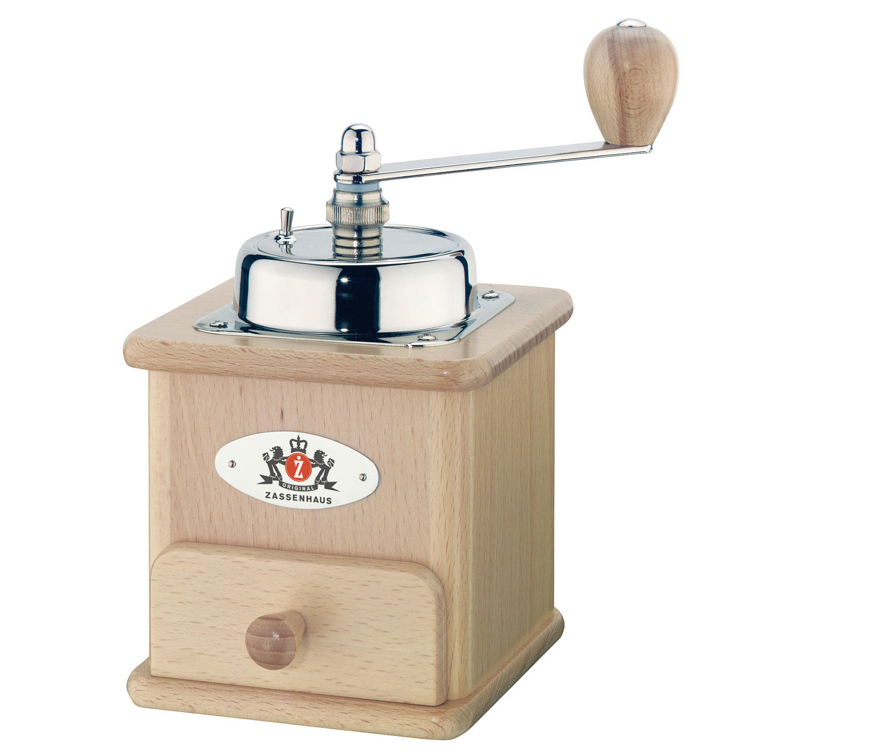 KAFFEEMÜHLE BRASILIA  - Buchefarben, Basics, Holz (12,5/12/20cm) - Zassenhaus