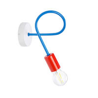 KINDERWANDLEUCHTE  - Weiß Hochglanz/Rot, KONVENTIONELL, Metall (200/200/240cm)