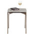 BEISTELLTISCH quadratisch Edelstahlfarben, Grau - Edelstahlfarben/Grau, Design, Metall (43/43/49cm) - Venjakob