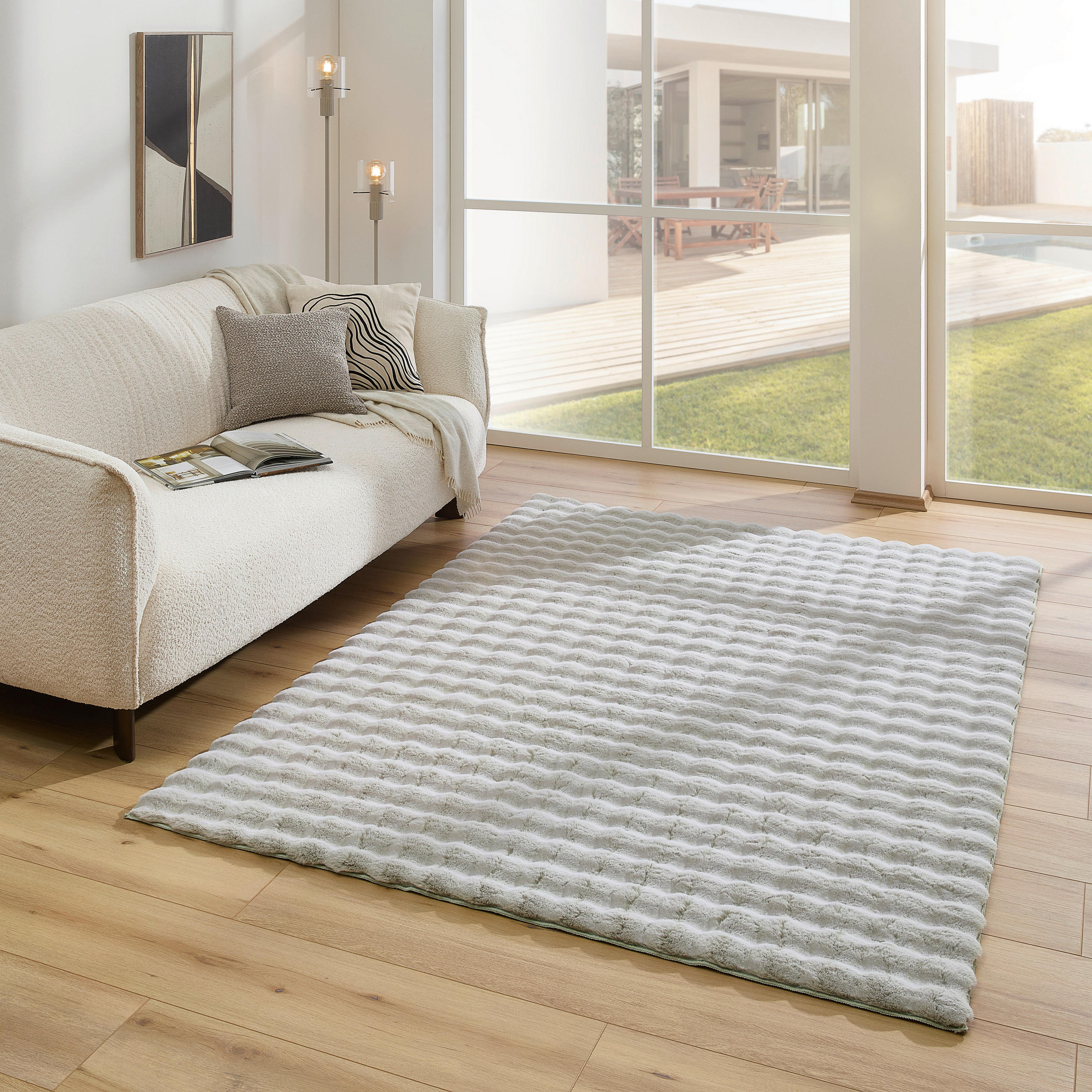 RYAMATTA 130/190 cm Collina  - salviagrön, Design, textil (130/190cm) - Novel