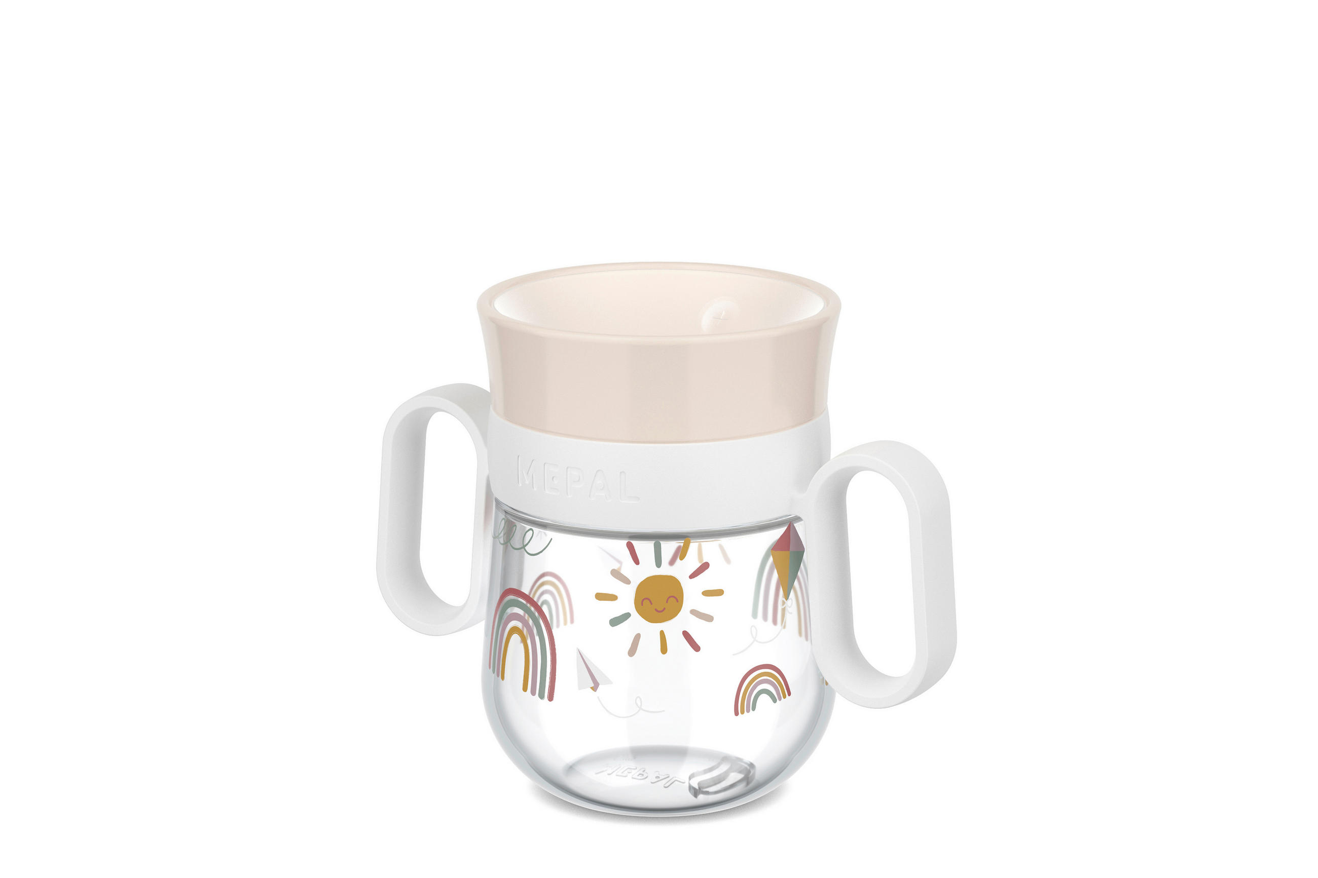 TRINKBECHER - Multicolor, Basics, Kunststoff (13,5/7,7/10,7cm) - Mepal