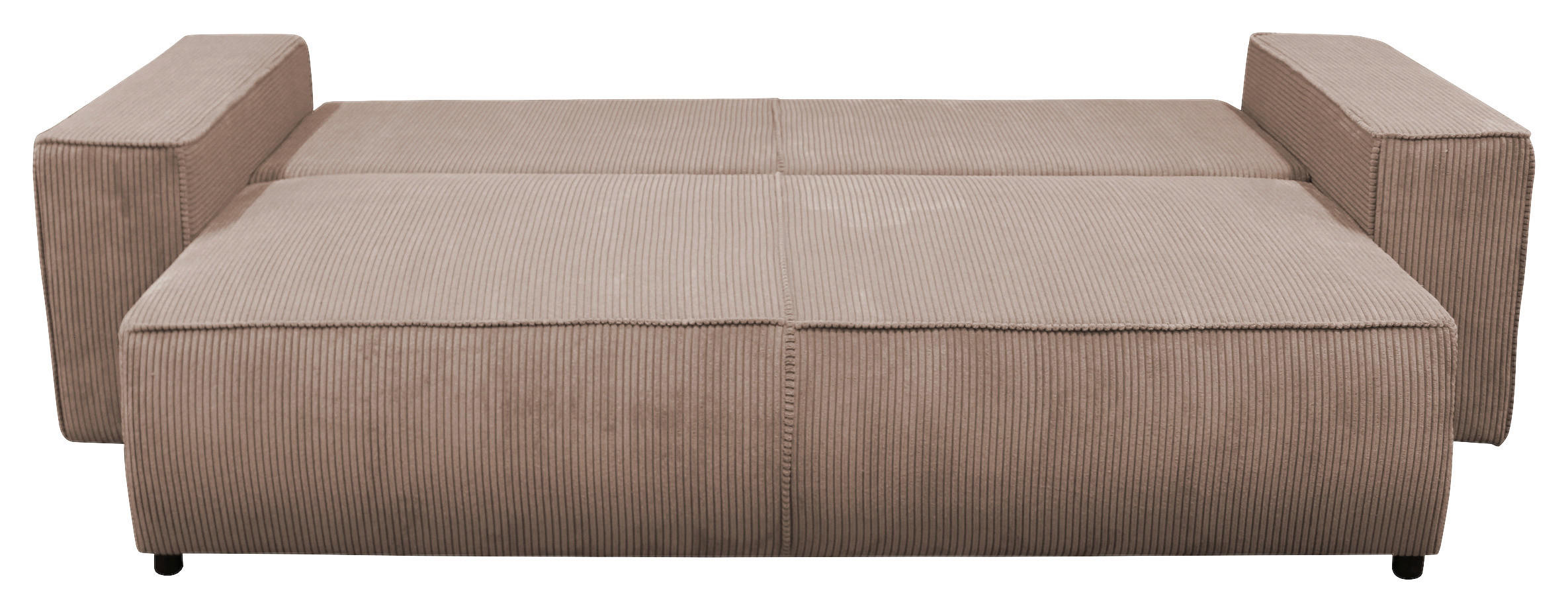 Thumbnail - Mid.you Schlafsofa Loft, Rosa, Textil, 2-Sitzer, Füllung: Schaumstoff, 255x90x97 cm, Liegefunktion, Wohnzimmer, Sofas & ...