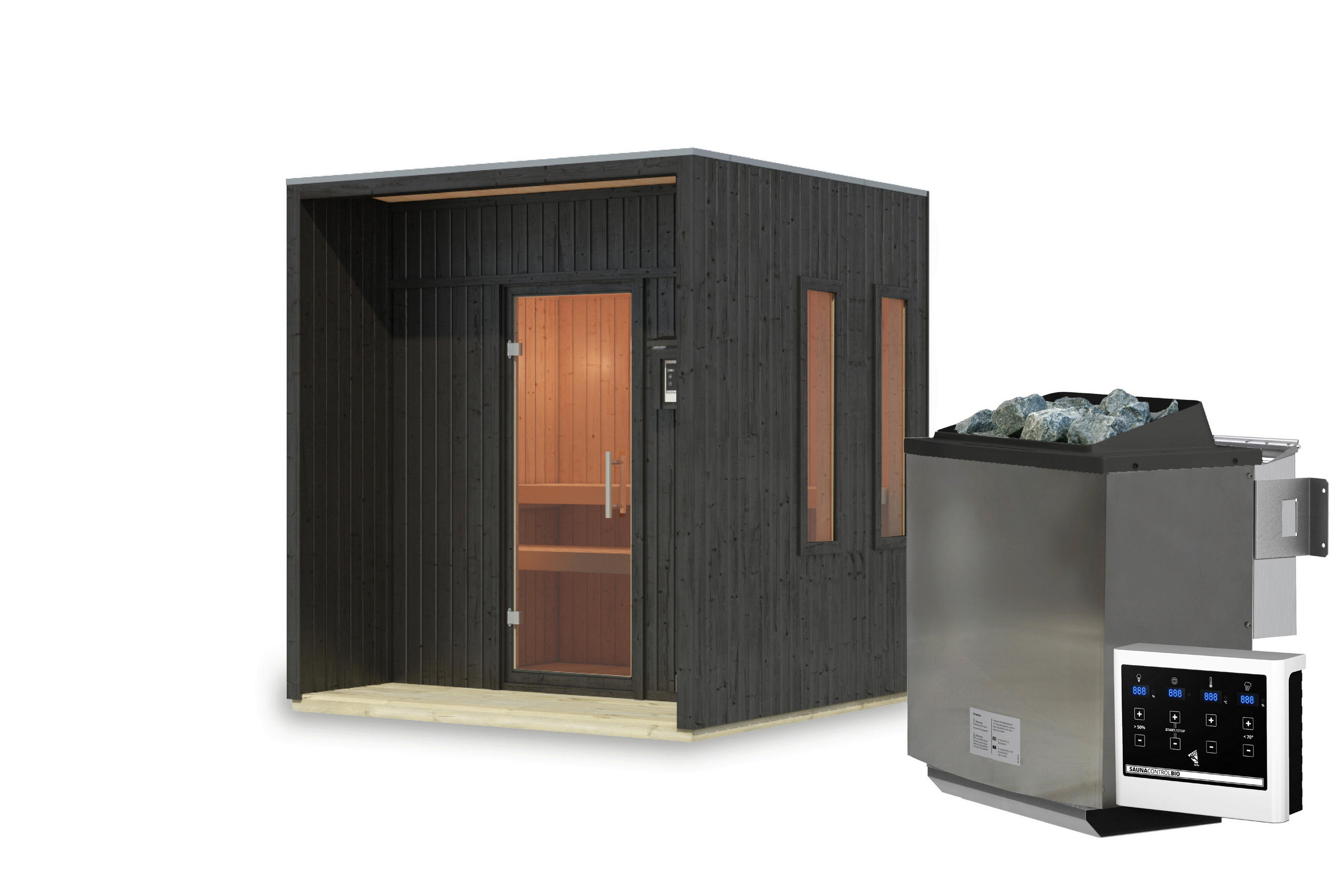 Saunahaus Areluna 1 219/244/216 cm